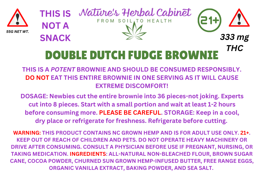 Double Dutch Fudge Brownie