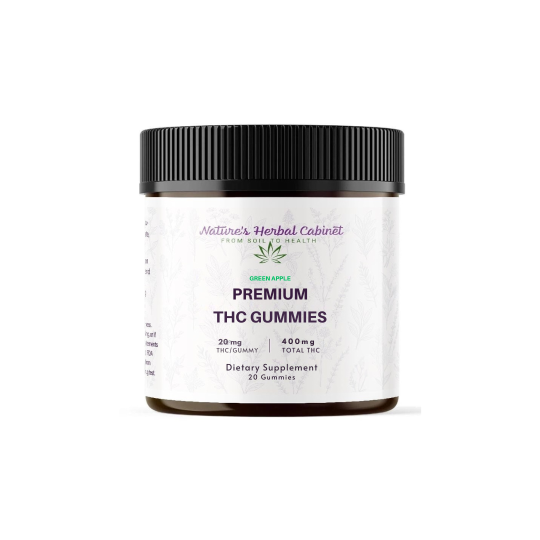 NEW! - Relax-20mg THC Gummies (Green Apple)