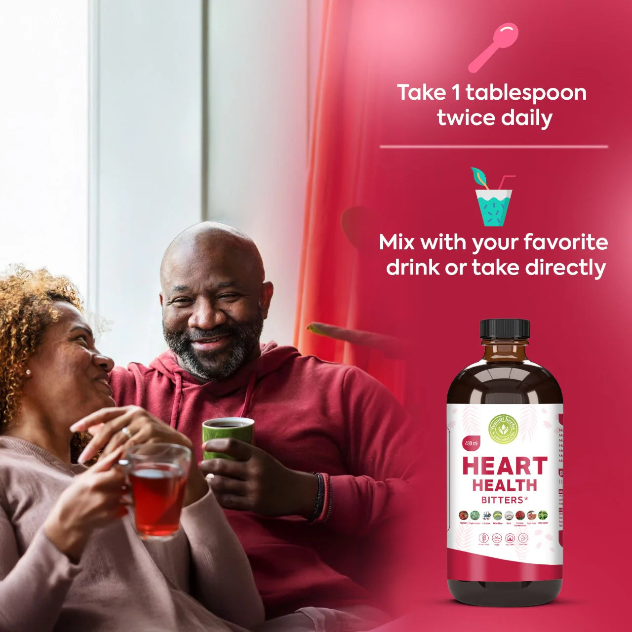 Heart Health Living Bitters - 16oz