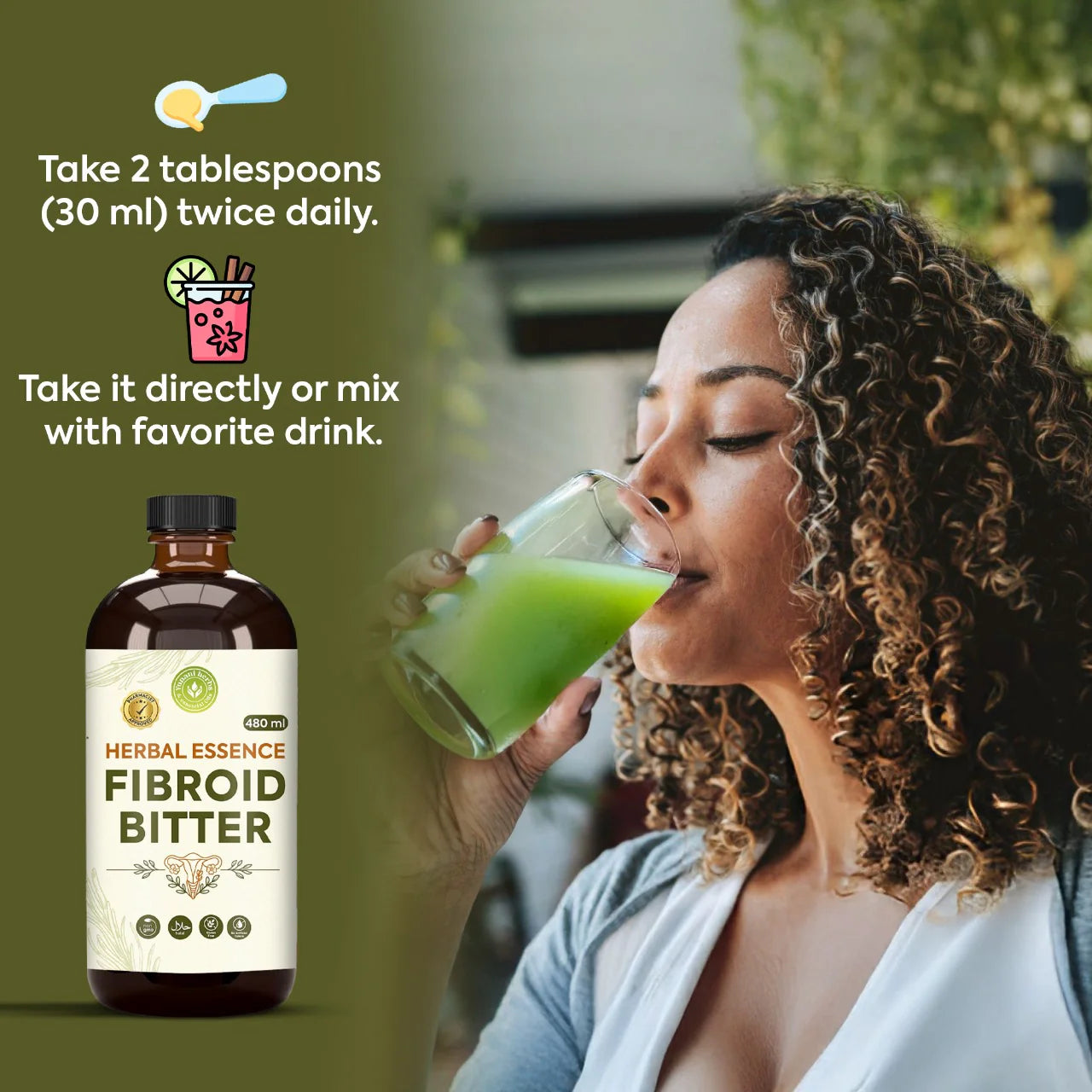 Fibroid Living Bitters - 16oz