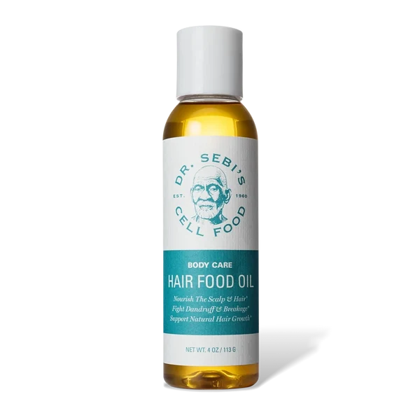 Dr. Sebi's Hair Food Oil – Scalp & Hair Nourishment 4oz