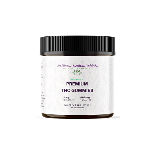 NEW! - Relax-20mg THC Gummies (Green Apple)