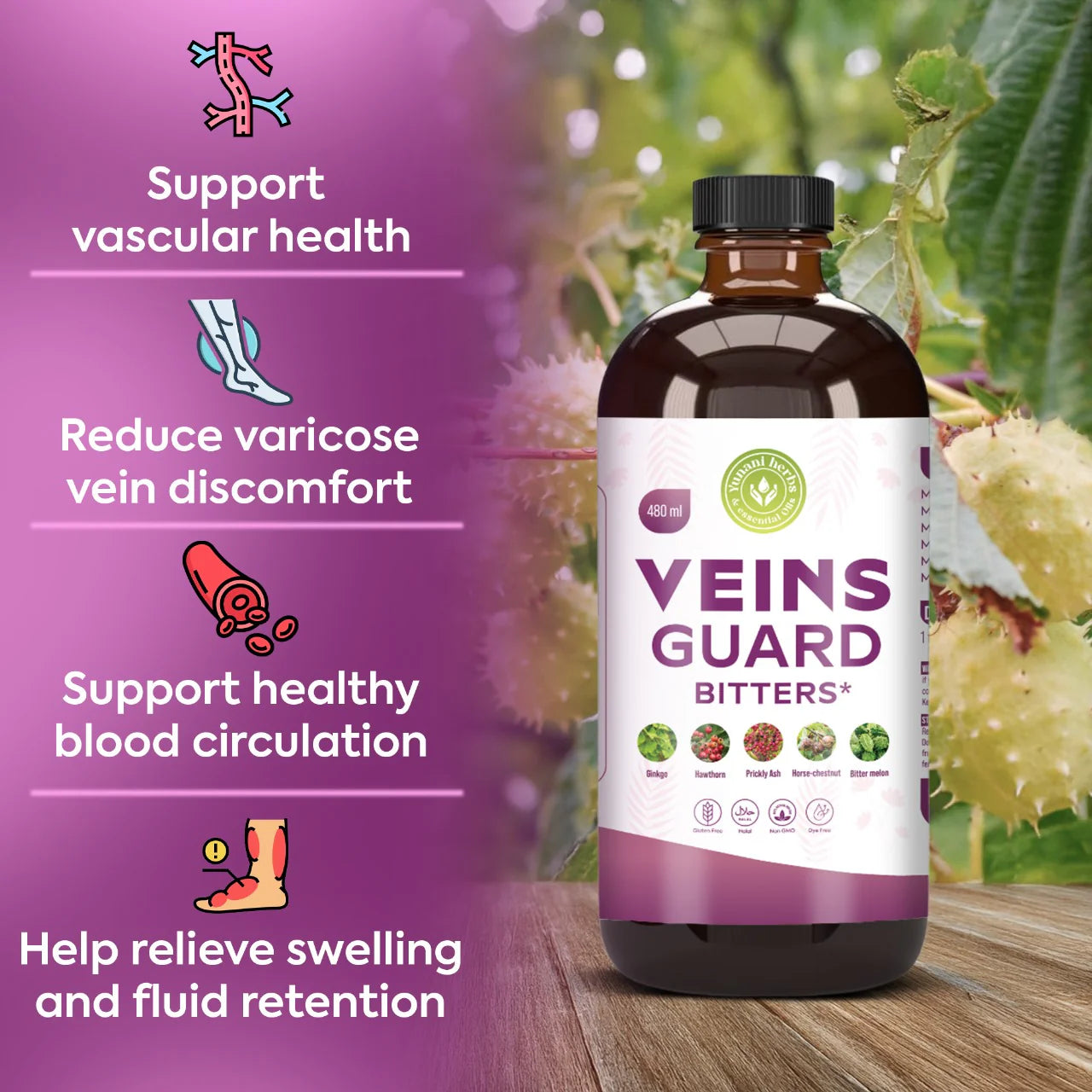 Veins Guard Living Bitters - 16oz