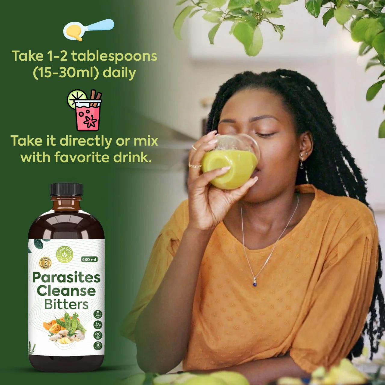 Parasite Cleanse Living Bitters - 16oz