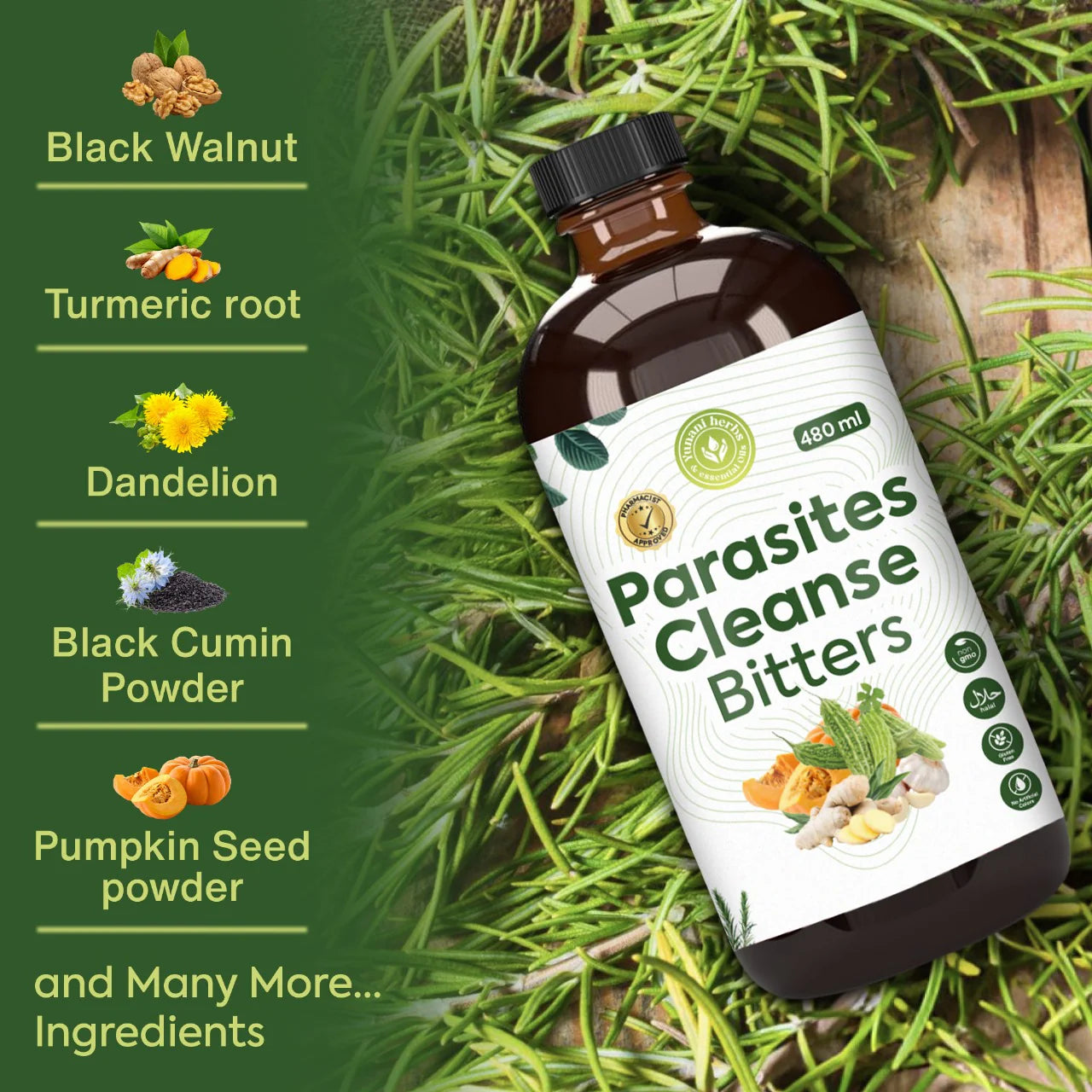 Parasite Cleanse Living Bitters - 16oz
